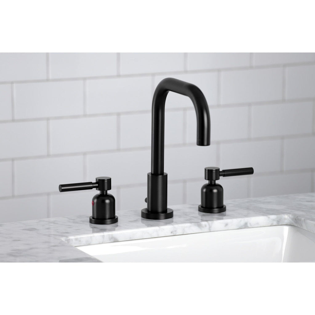 Concord Widespread Bathroom Faucet with Brass Pop-Up
