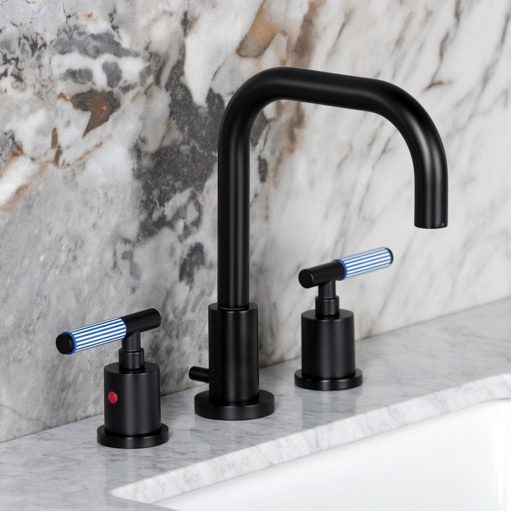 Verona Widespread Bathroom Faucet with Brass Pop-Up