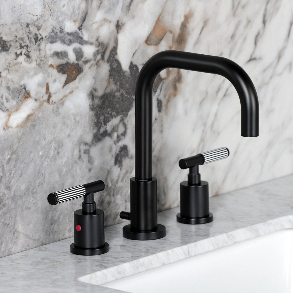 Verona Widespread Bathroom Faucet with Brass Pop-Up
