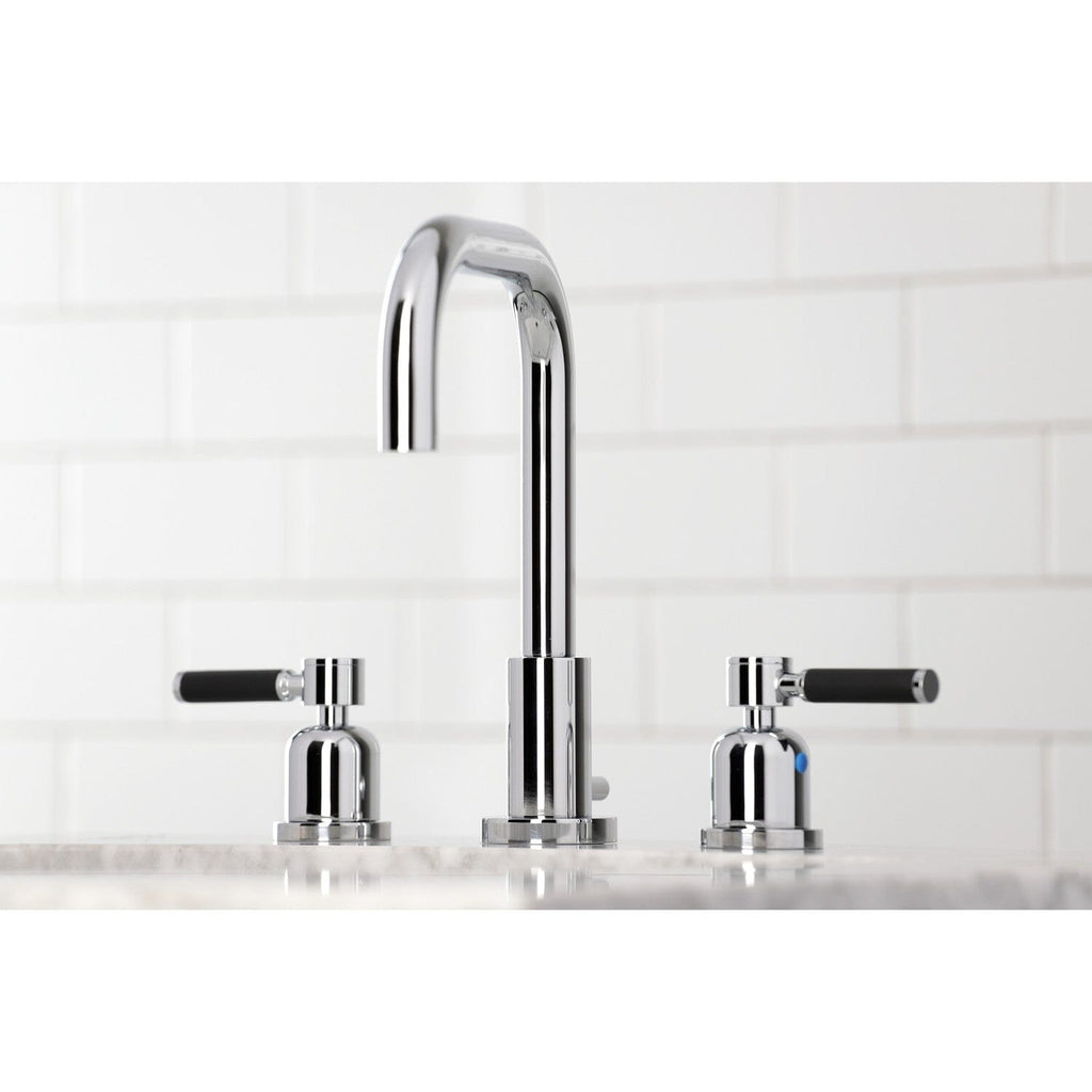 Kaiser Widespread Bathroom Faucet with Brass Pop-Up