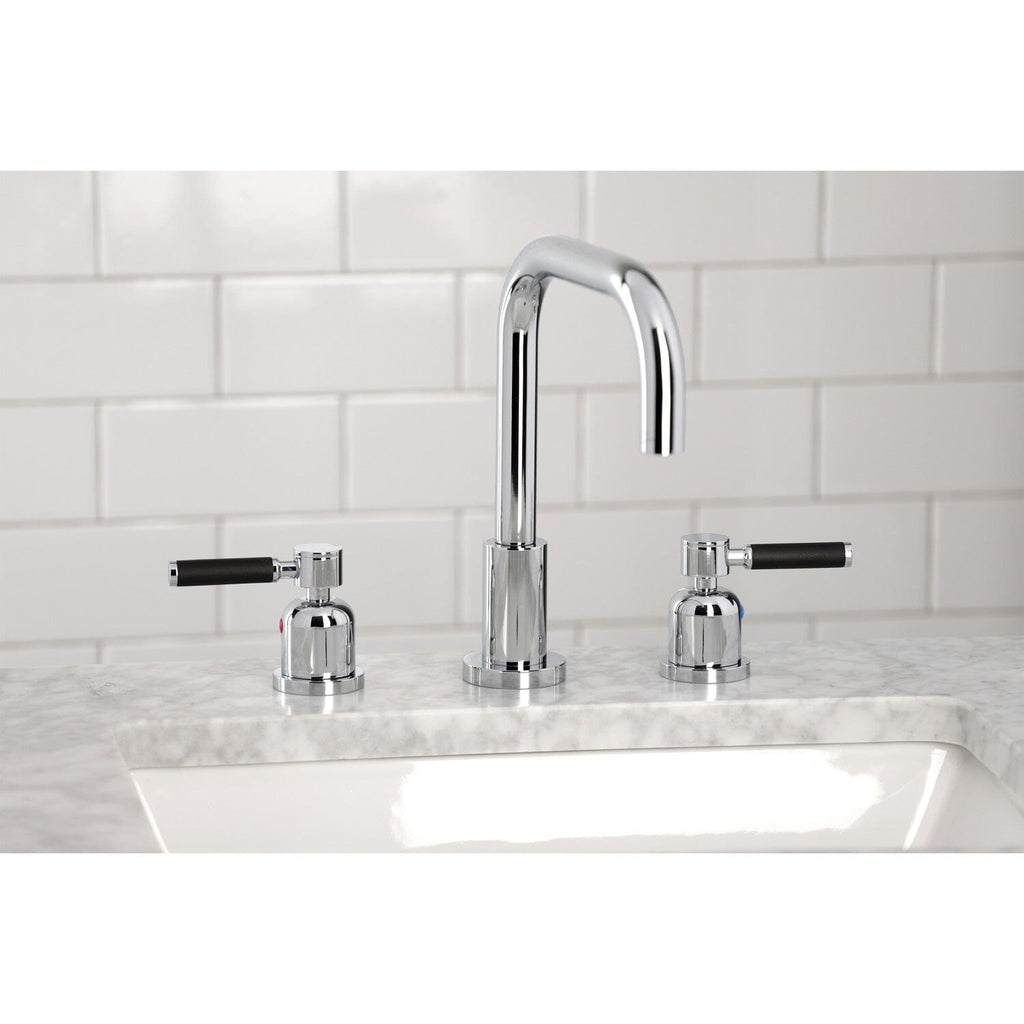 Kaiser Widespread Bathroom Faucet with Brass Pop-Up