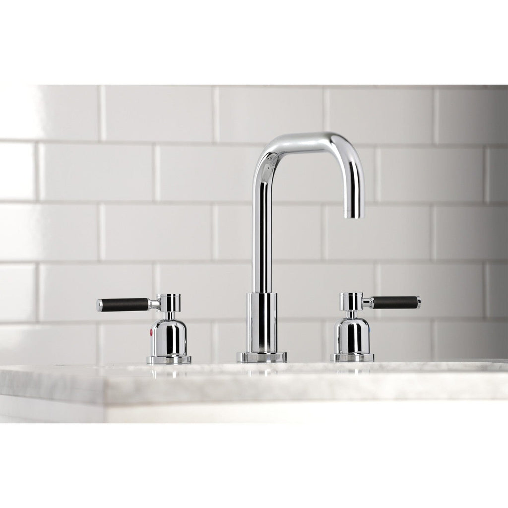 Kaiser Widespread Bathroom Faucet with Brass Pop-Up