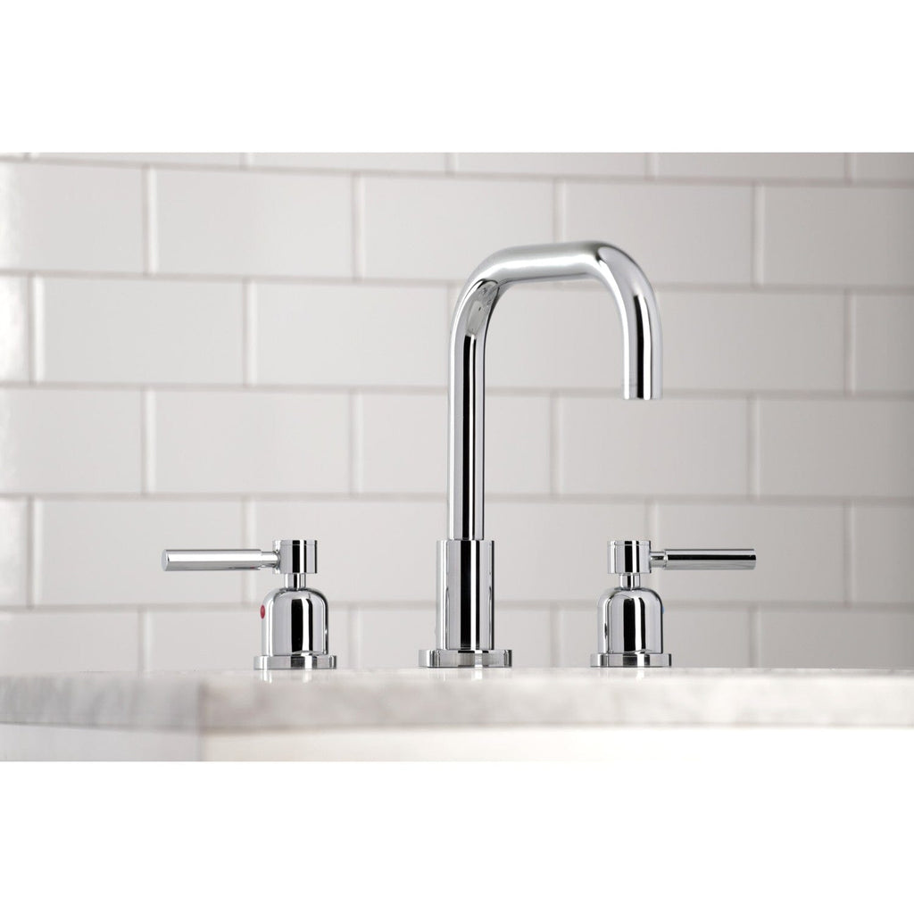 Concord Widespread Bathroom Faucet with Brass Pop-Up