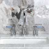 Verona Widespread Bathroom Faucet with Brass Pop-Up