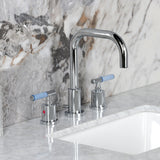 Verona Widespread Bathroom Faucet with Brass Pop-Up
