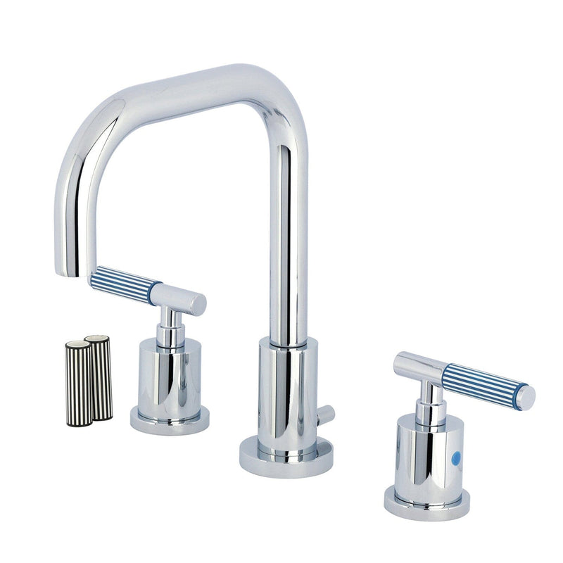 Verona Widespread Bathroom Faucet with Brass Pop-Up