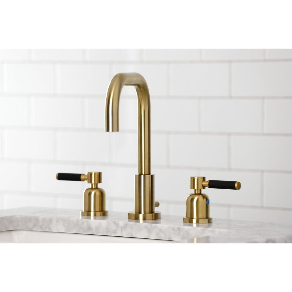 Kaiser Widespread Bathroom Faucet with Brass Pop-Up