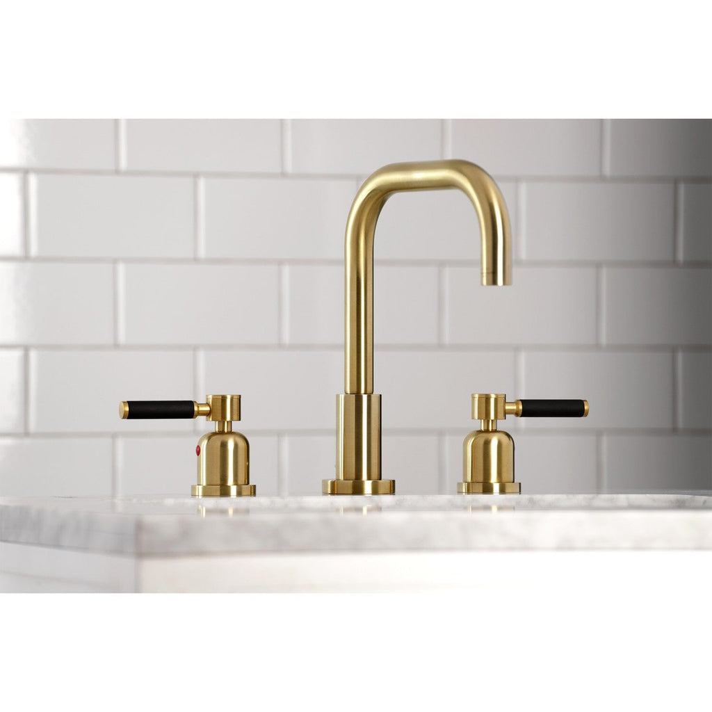 Kaiser Widespread Bathroom Faucet with Brass Pop-Up