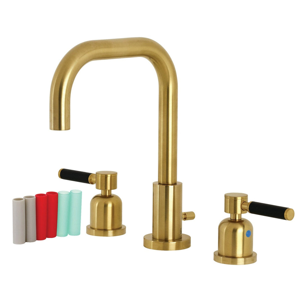 Kaiser Widespread Bathroom Faucet with Brass Pop-Up