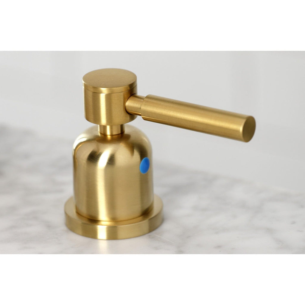 Concord Widespread Bathroom Faucet with Brass Pop-Up