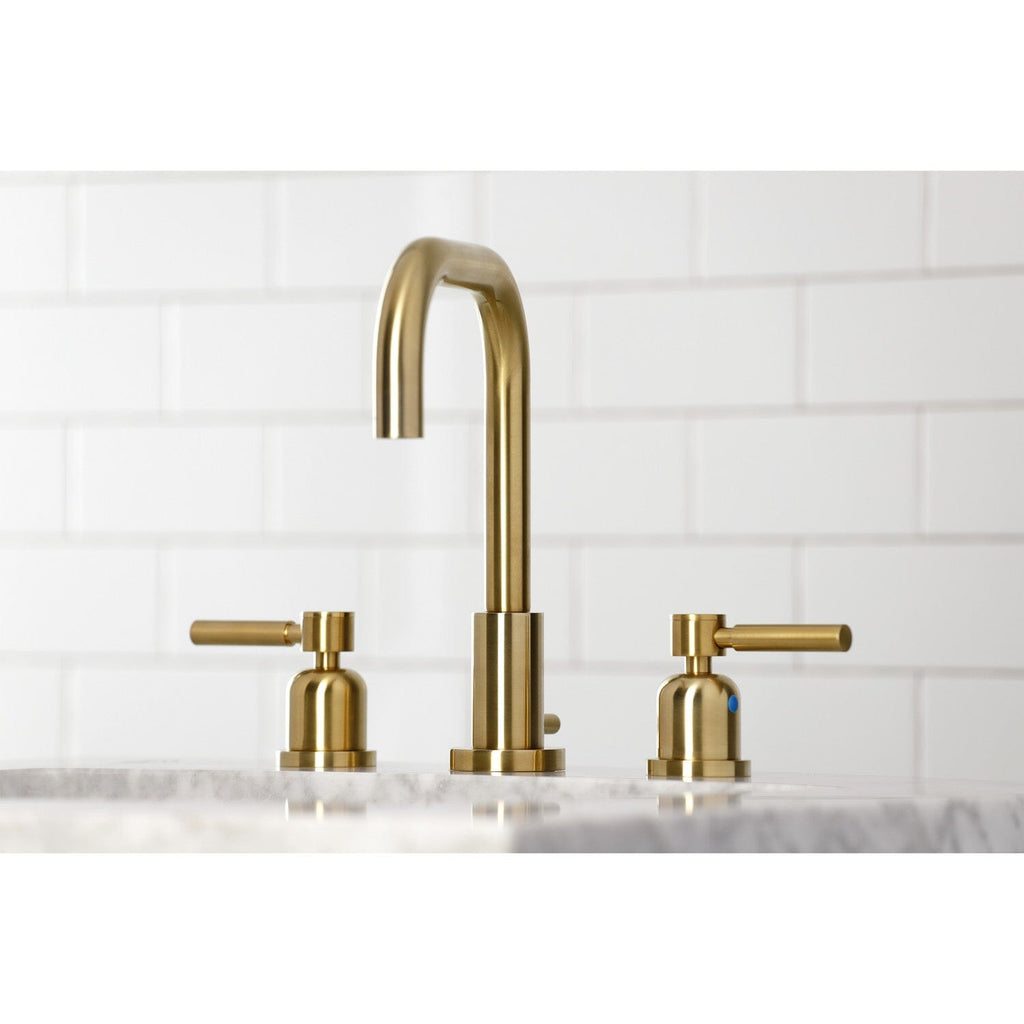 Concord Widespread Bathroom Faucet with Brass Pop-Up