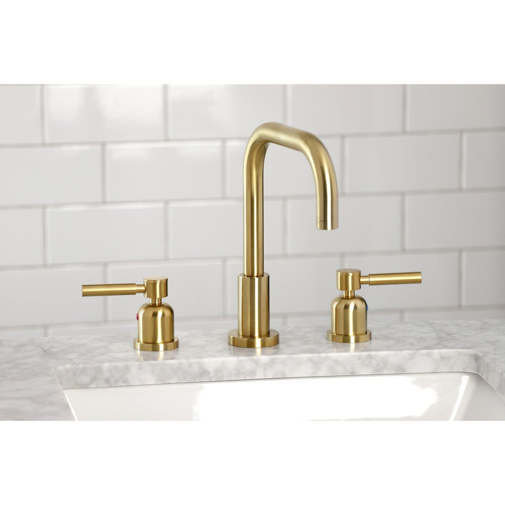Concord Widespread Bathroom Faucet with Brass Pop-Up