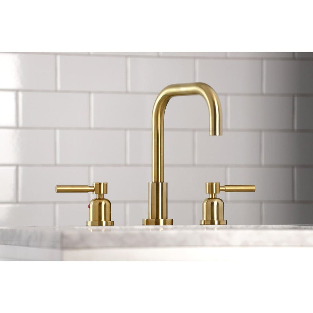 Concord Widespread Bathroom Faucet with Brass Pop-Up