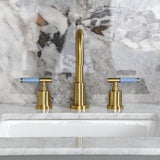 Verona Widespread Bathroom Faucet with Brass Pop-Up