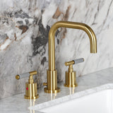 Verona Widespread Bathroom Faucet with Brass Pop-Up