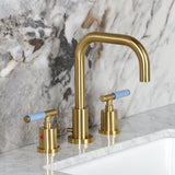 Verona Widespread Bathroom Faucet with Brass Pop-Up