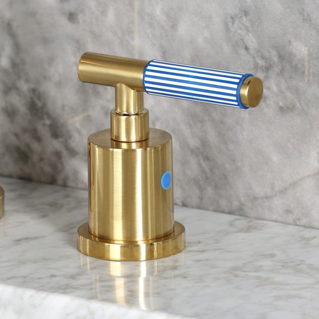 Verona Widespread Bathroom Faucet with Brass Pop-Up