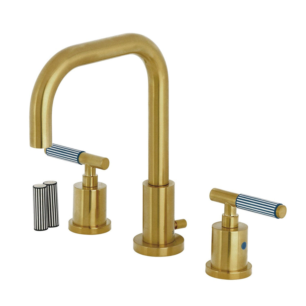 Verona Widespread Bathroom Faucet with Brass Pop-Up