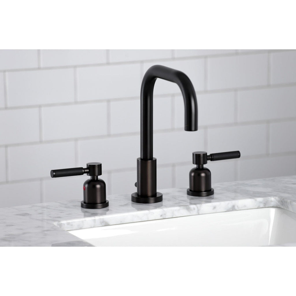 Kaiser Widespread Bathroom Faucet with Brass Pop-Up