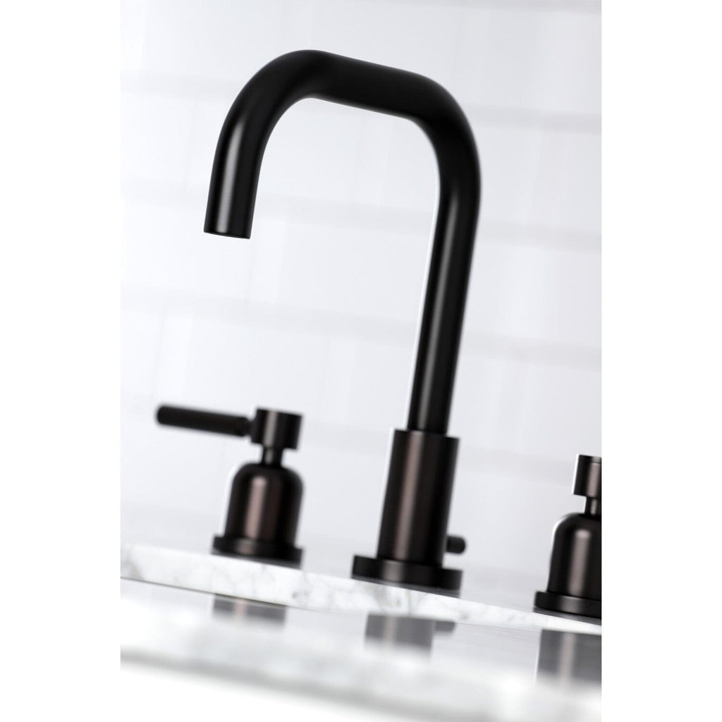 Concord Widespread Bathroom Faucet with Brass Pop-Up