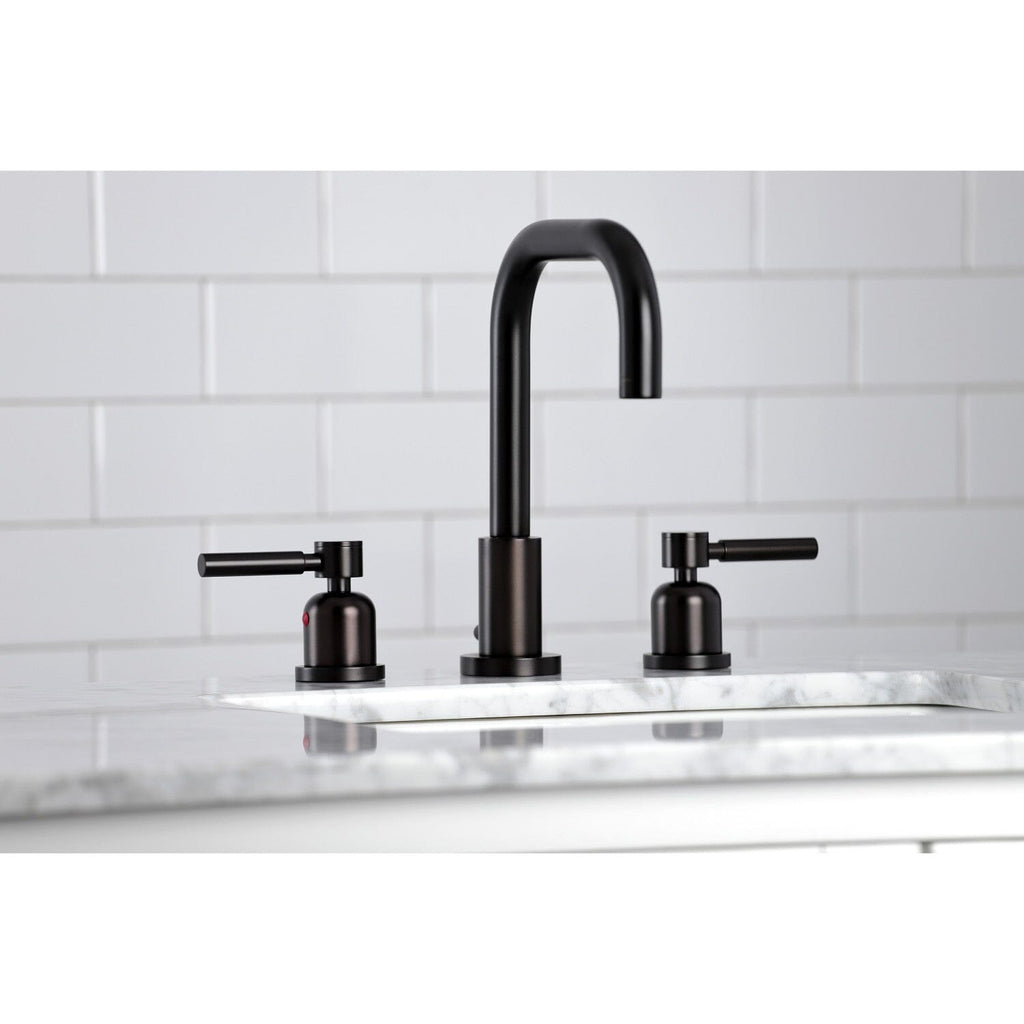 Concord Widespread Bathroom Faucet with Brass Pop-Up