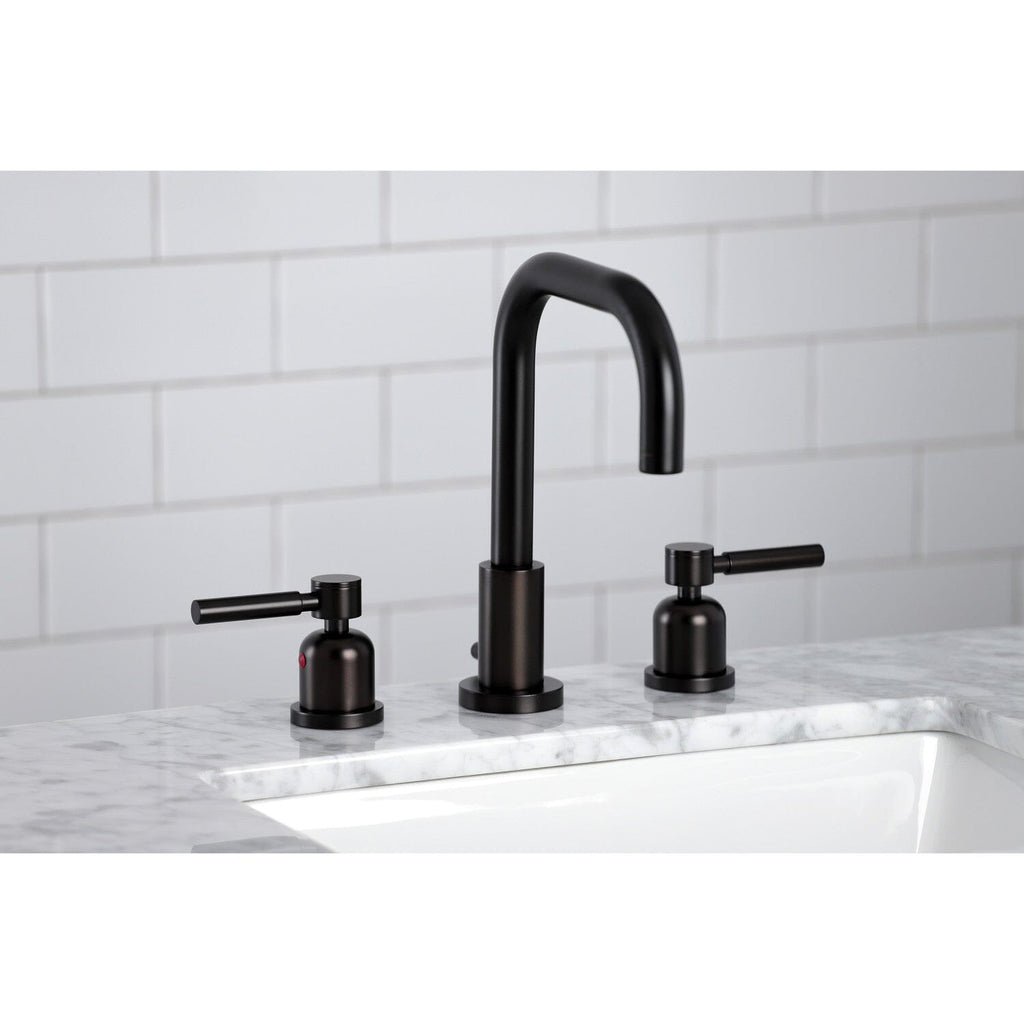 Concord Widespread Bathroom Faucet with Brass Pop-Up