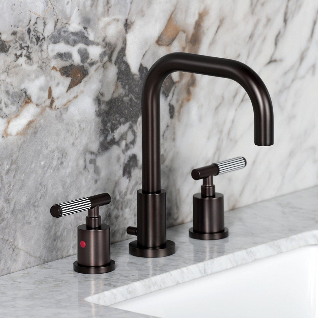Verona Widespread Bathroom Faucet with Brass Pop-Up