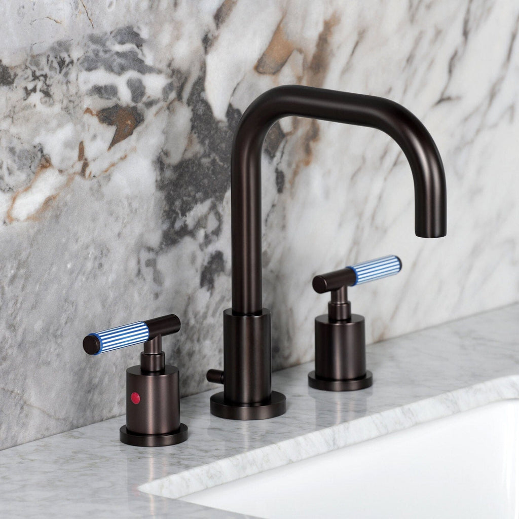 Verona Widespread Bathroom Faucet with Brass Pop-Up