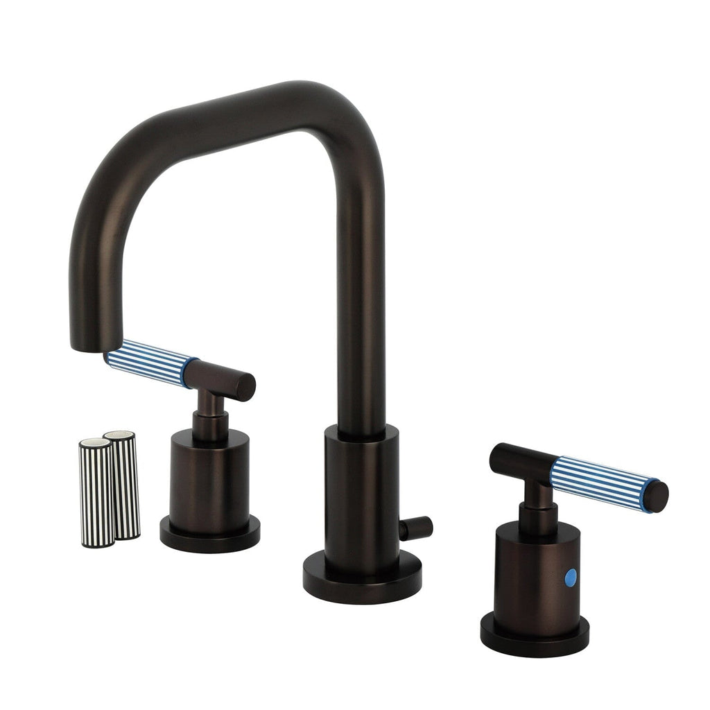 Verona Widespread Bathroom Faucet with Brass Pop-Up