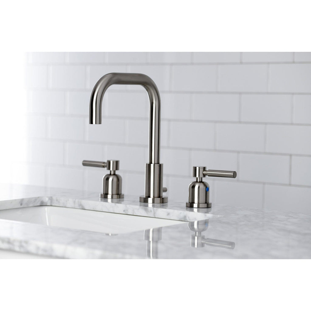 Concord Widespread Bathroom Faucet with Brass Pop-Up