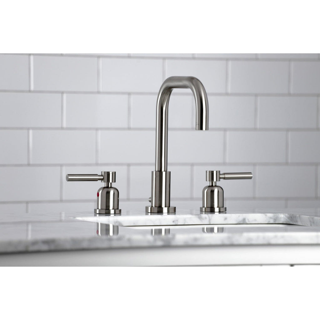 Concord Widespread Bathroom Faucet with Brass Pop-Up