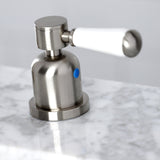 Paris Two-Handle 3-Hole Deck Mount Widespread Bathroom Faucet with Brass Pop-Up