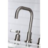 Paris Two-Handle 3-Hole Deck Mount Widespread Bathroom Faucet with Brass Pop-Up