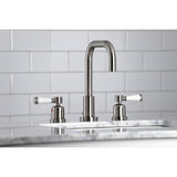 Paris Two-Handle 3-Hole Deck Mount Widespread Bathroom Faucet with Brass Pop-Up