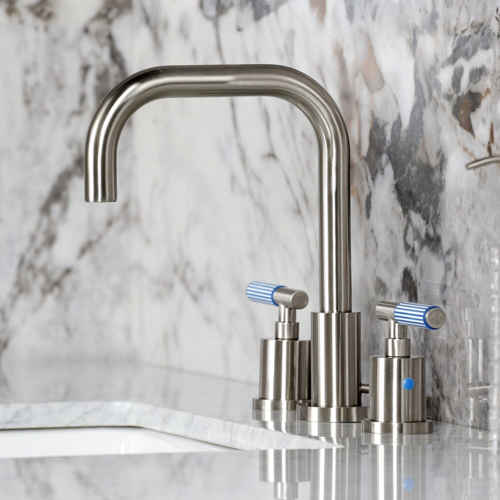 Verona Widespread Bathroom Faucet with Brass Pop-Up