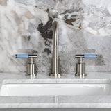 Verona Widespread Bathroom Faucet with Brass Pop-Up