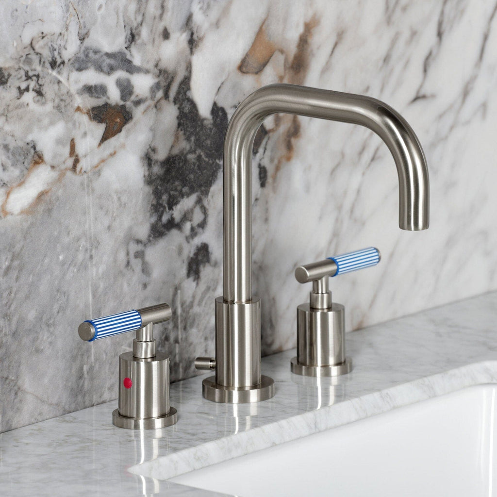 Verona Widespread Bathroom Faucet with Brass Pop-Up