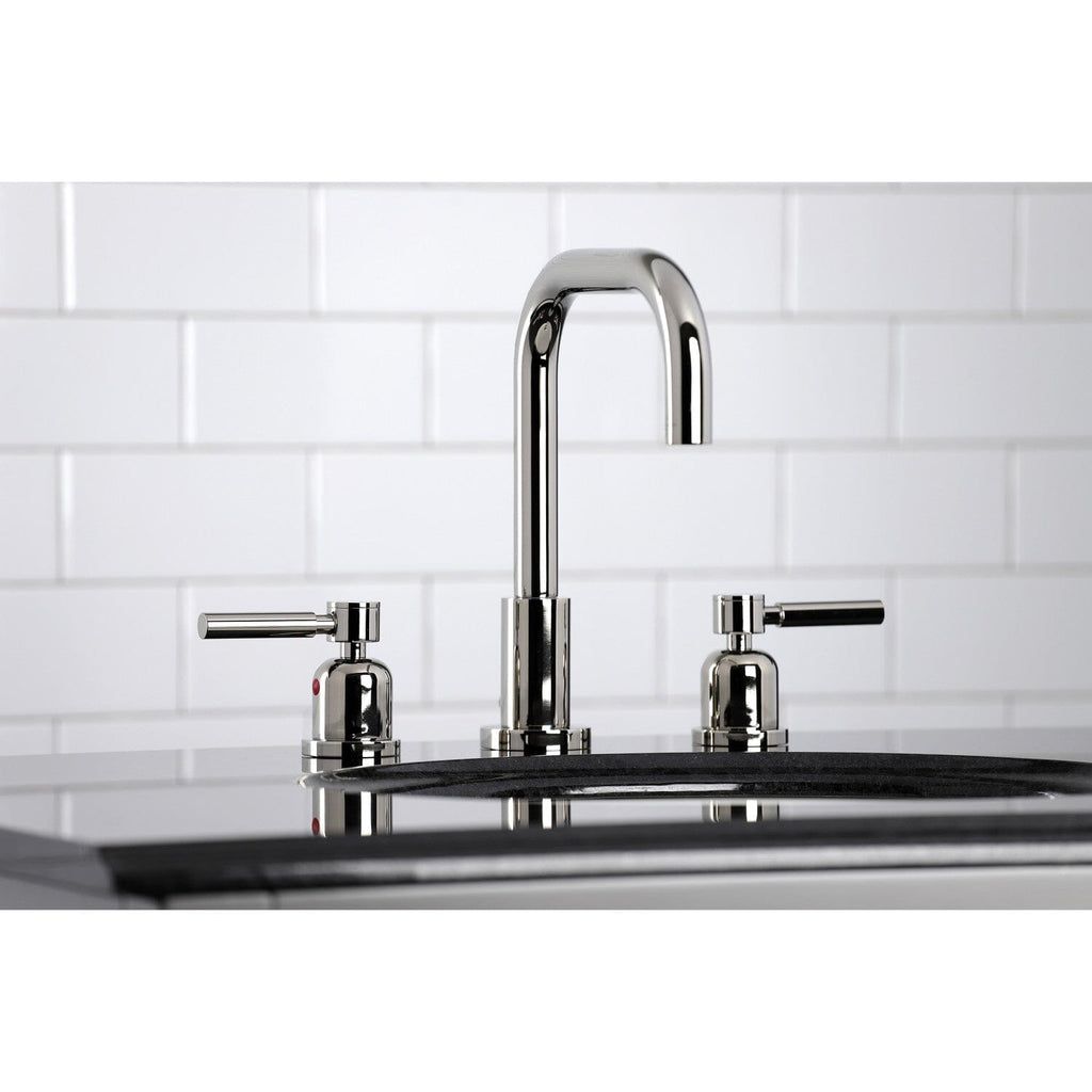 Concord Widespread Bathroom Faucet with Brass Pop-Up