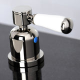 Paris Two-Handle 3-Hole Deck Mount Widespread Bathroom Faucet with Brass Pop-Up