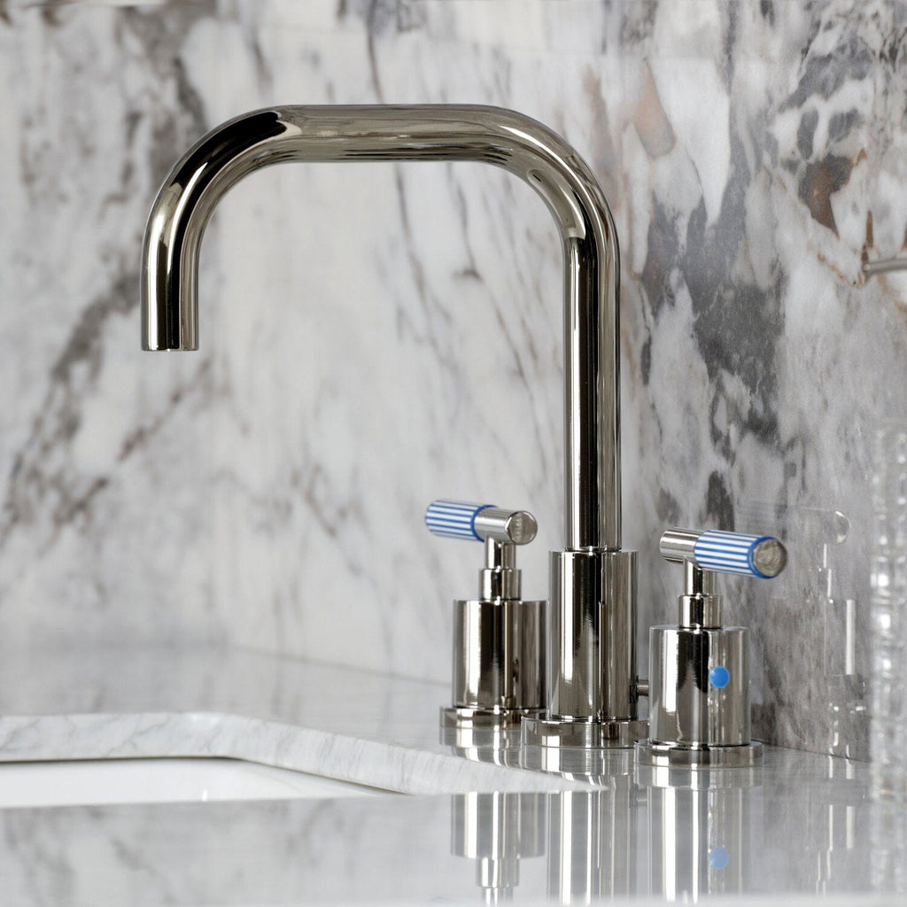 Verona Widespread Bathroom Faucet with Brass Pop-Up