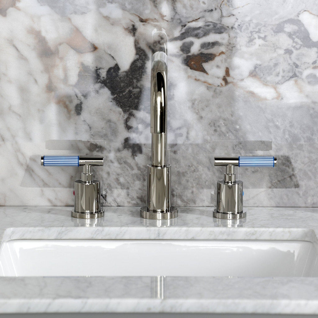 Verona Widespread Bathroom Faucet with Brass Pop-Up