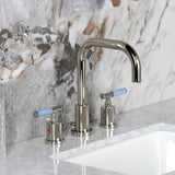 Verona Widespread Bathroom Faucet with Brass Pop-Up