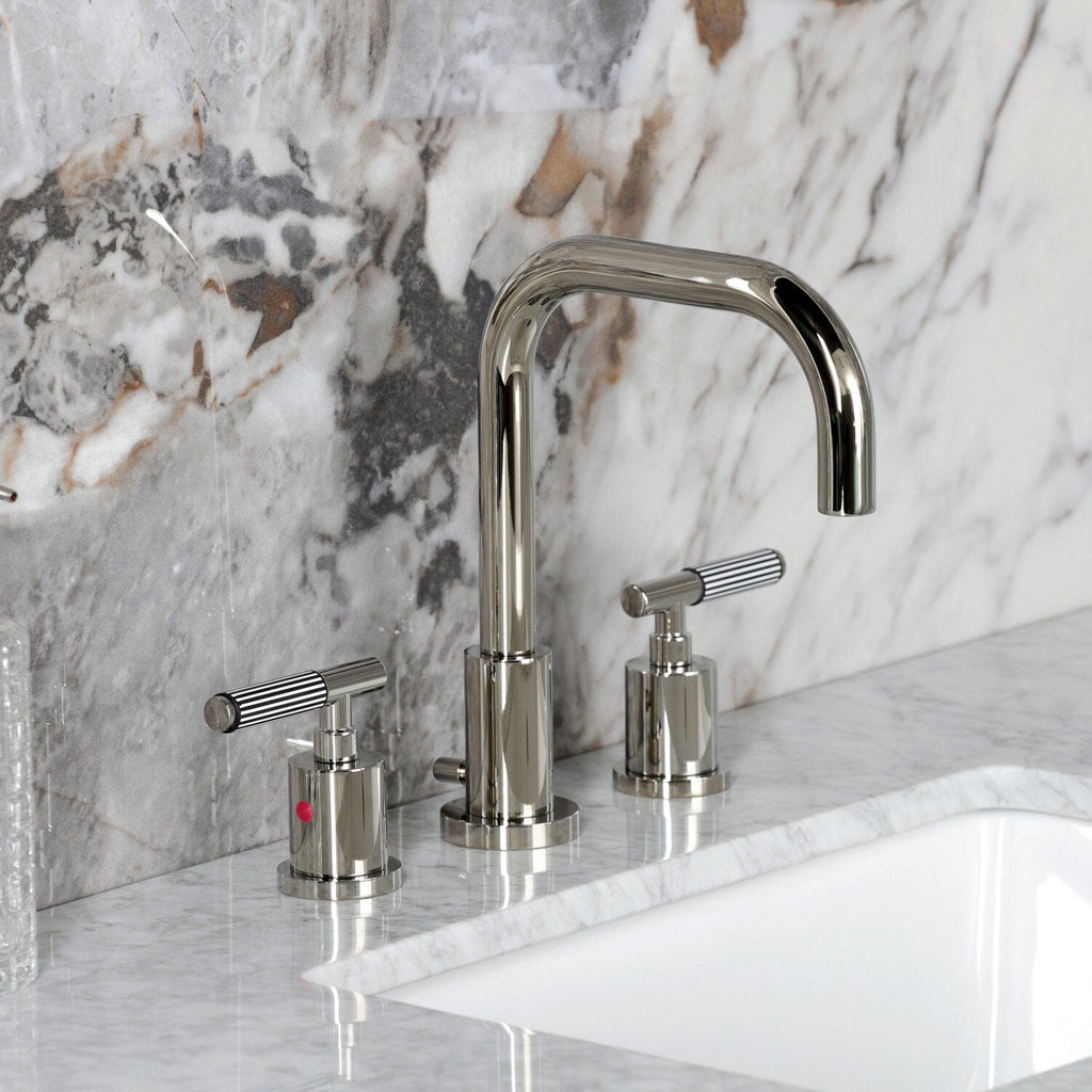 Verona Widespread Bathroom Faucet with Brass Pop-Up