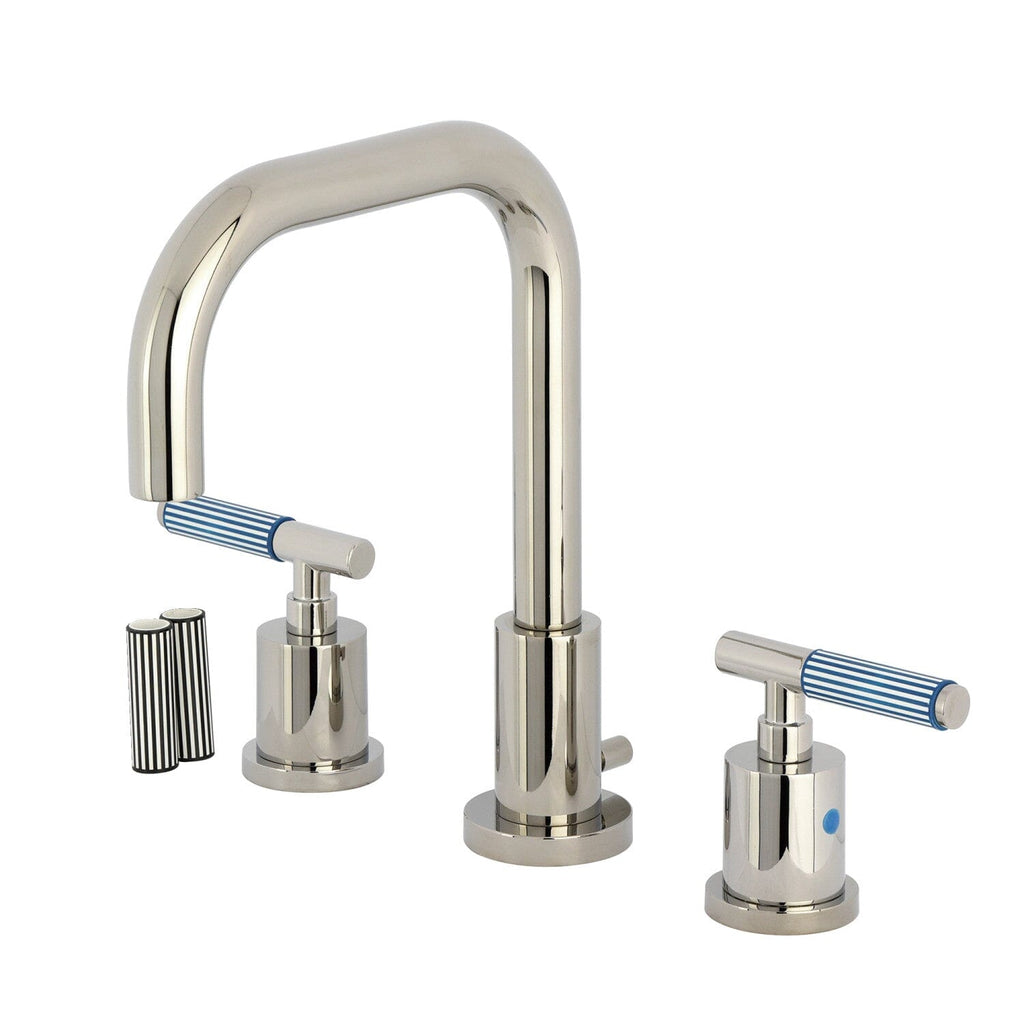 Verona Widespread Bathroom Faucet with Brass Pop-Up