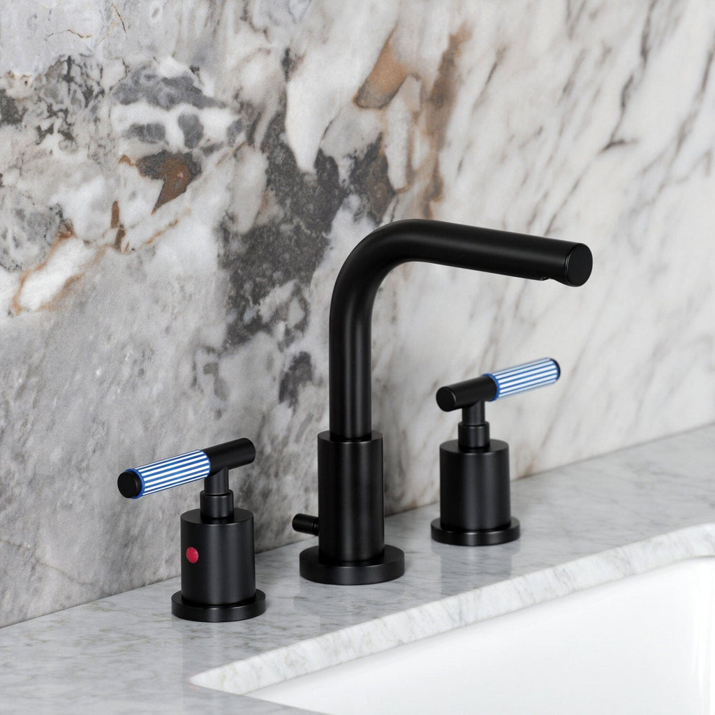 Verona Widespread Bathroom Faucet with Brass Pop-Up