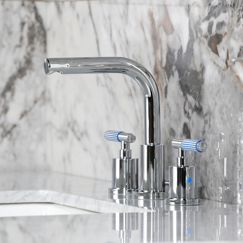 Verona Widespread Bathroom Faucet with Brass Pop-Up