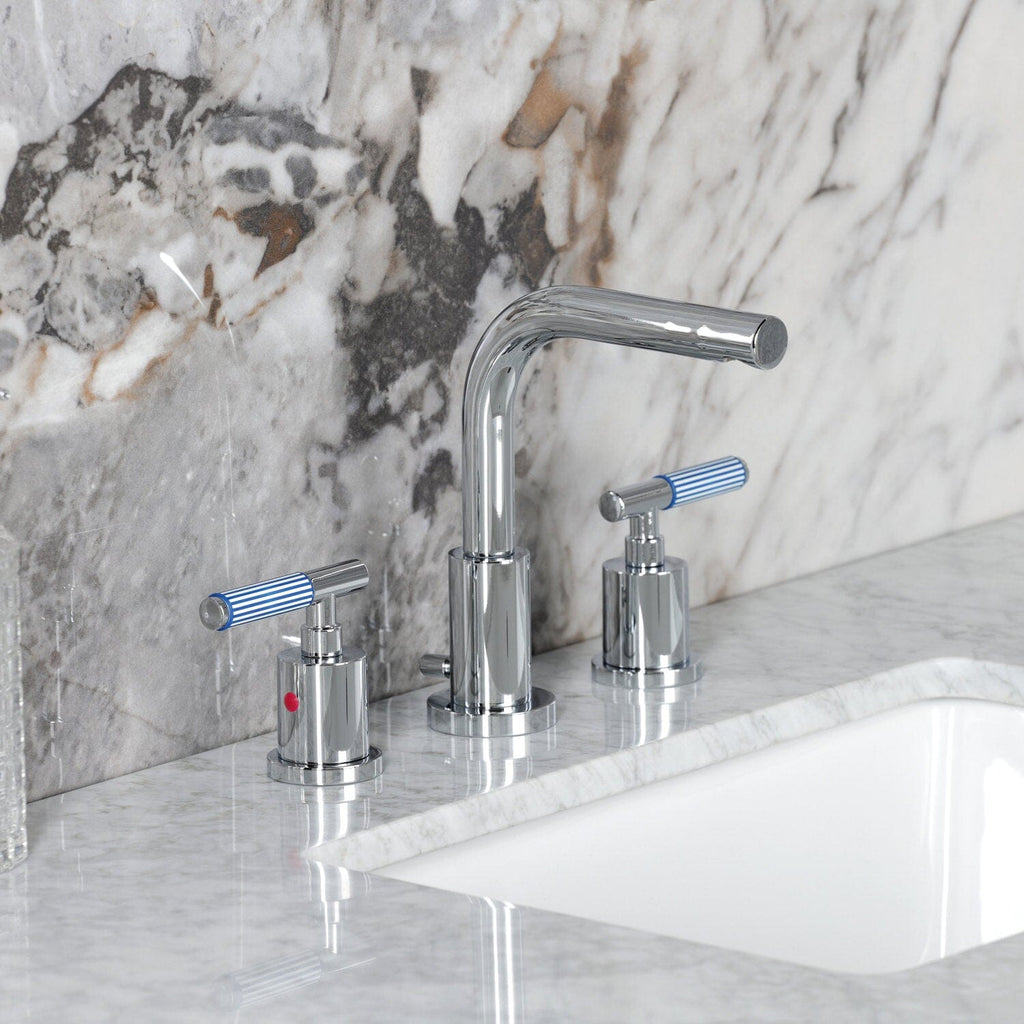 Verona Widespread Bathroom Faucet with Brass Pop-Up