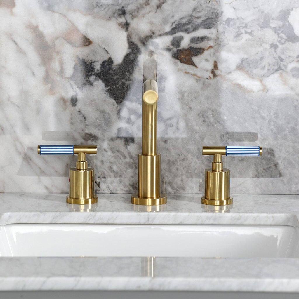 Verona Widespread Bathroom Faucet with Brass Pop-Up
