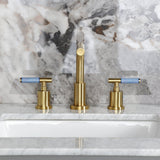 Verona Widespread Bathroom Faucet with Brass Pop-Up
