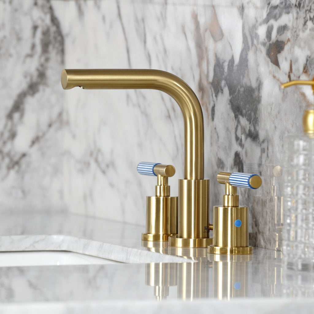 Verona Widespread Bathroom Faucet with Brass Pop-Up